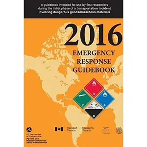 USED-2016 Emergency Response Guidebook, Standard Bound Full Size 5 ½ x 7 by U.S. Department of Transportation (Unknown)