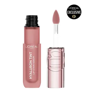 Hyaluron Tint Lip Stain-Serum, Instant Lip Hydration, with Hyaluronic Acid, L'Oréal Paris Hyaluron Tint Lip Stain-Serum, Instant Lip Hydration, with Hyaluronic Acid, L'Oréal Paris