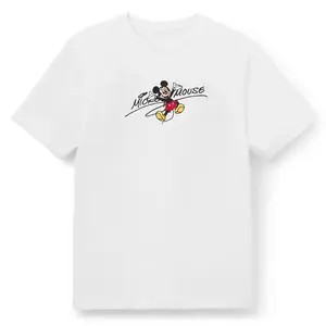 Disney Store Mickey Mouse Embroidered T-Shirt for Men Disney Store Mickey Mouse Embroidered T-Shirt for Men