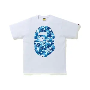 BAPE ABC Camo Big Ape Tee White/Blue (men) by StockX