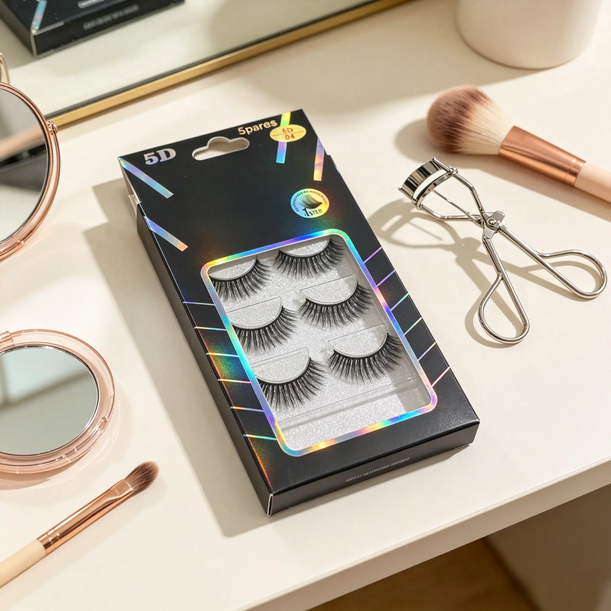 (Buy 1, Get 2 Free) Dramatic Volume False Eyelashes - Comfortable Band, 24HR Long-Lasting, Lightweight Makeup Tool for Beauty & Personal Care