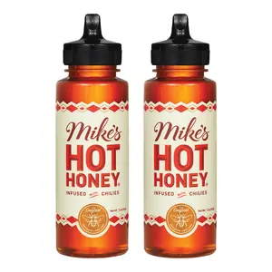 Mike's Hot Honey Original 12oz Bottle (2ct)  All Natural, Gluten-Free, Paleo-Friendly