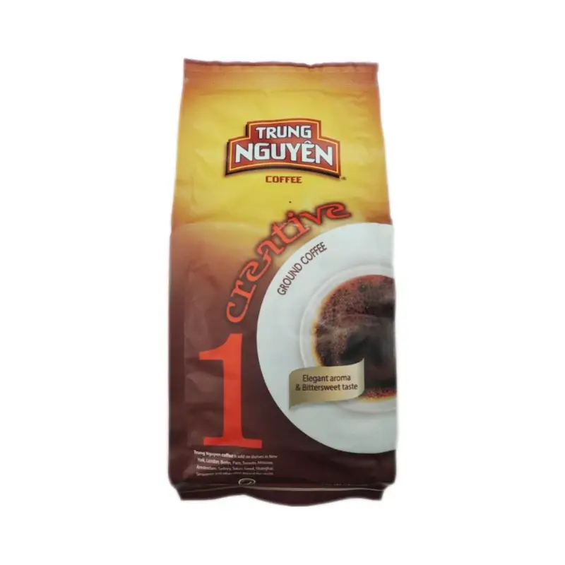 TRUNG NGUYEN Creative 1 Instant Coffee - 8.8 oz, Chocolate-Sugar-Salt Flavor, Strong High Caffeine Blend, Great with Cream, Iced Beverage Option