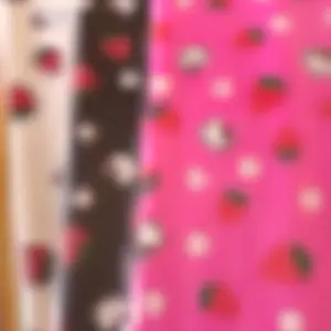 Papel Coreano with Strawberry and Cat Patterned Design Product Title