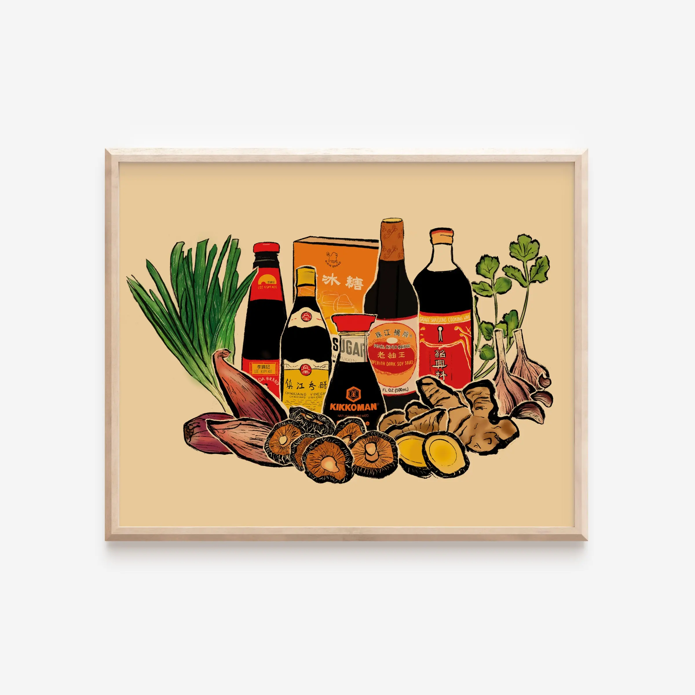 Asian Sauces Print