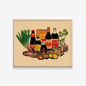 Asian Sauces Print Asian Sauces Print
