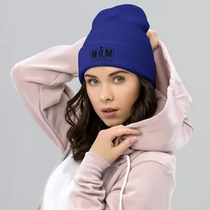Mom Mode Cuffed Beanie for Women - Fashion Accessory