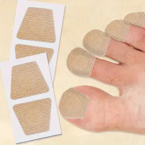 Foot Repair Patches, Treatment—For brittle, yellowed, thickened, or discolored toenails—Invisible patches that can be worn with shoes, for daily care and stronger nails—At-home foot care, skin-friendly formula, long-lasting adhesion
