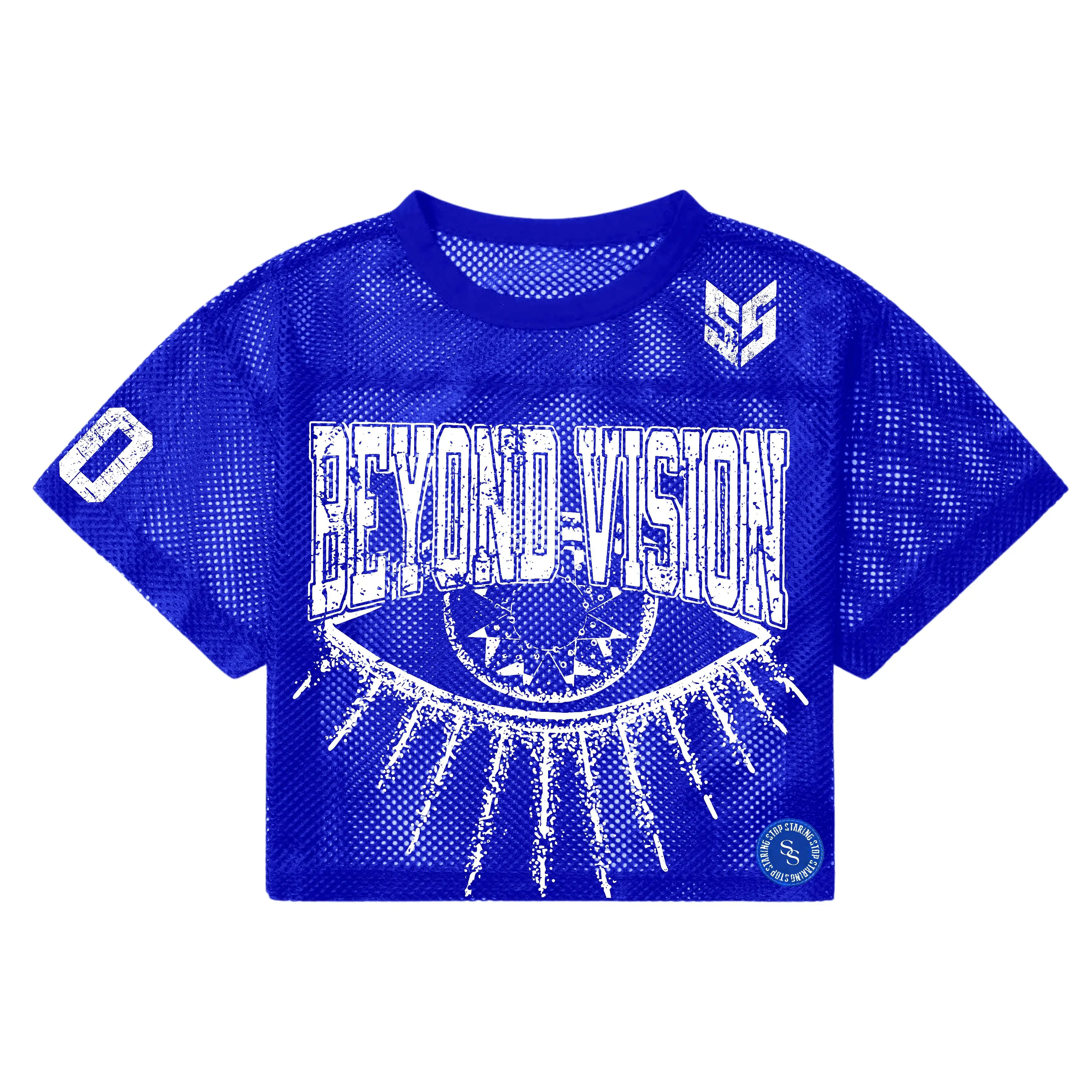 Stop Staring - Mesh Oversized Shirt