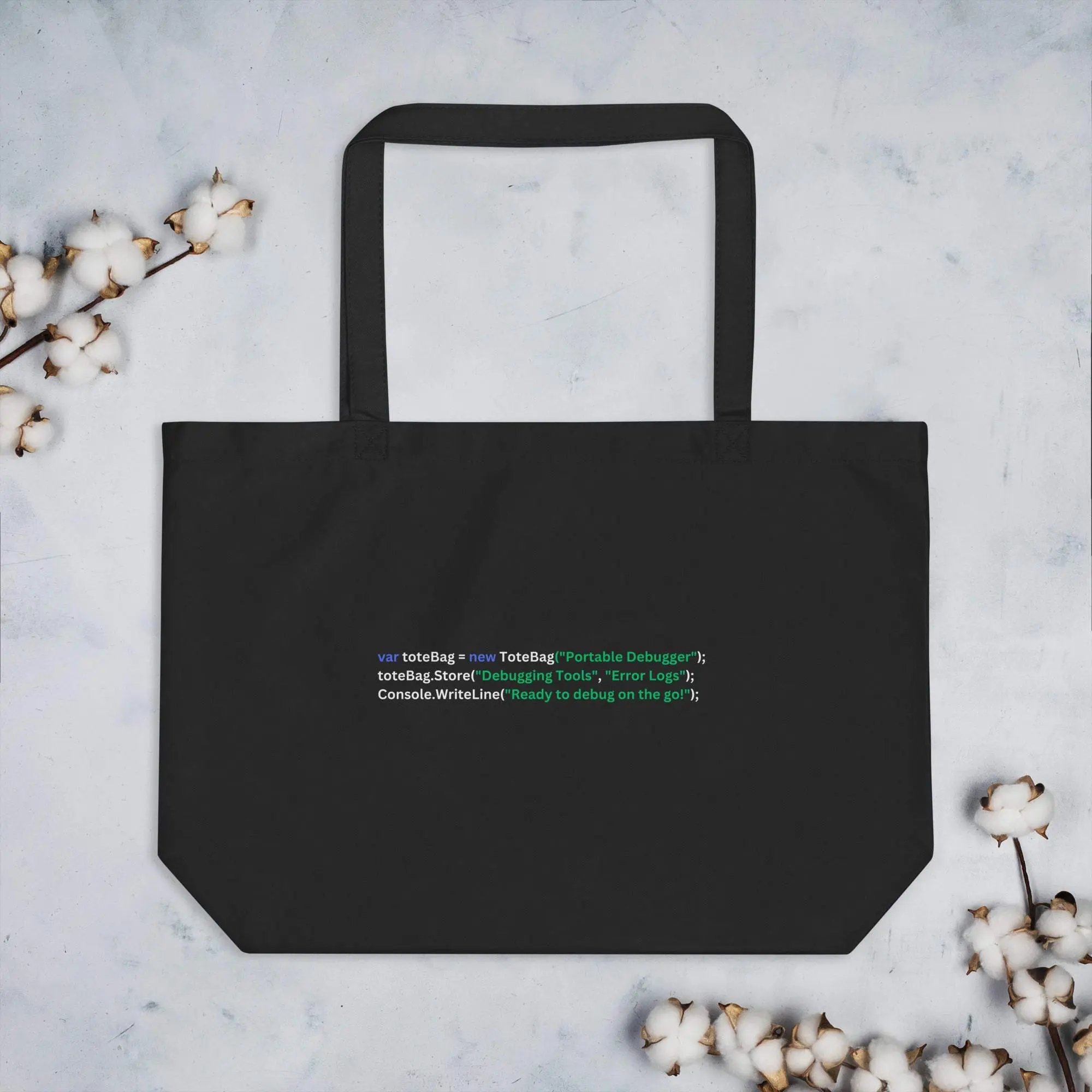 Portable Debugger Organic Tote Bag