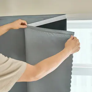 Self-Adhesive 100% Blackout Curtains, 1 Piece  Heat Insulation & Sun Protection, Easy Installation, Durable Design