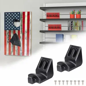 Cornhole Board Wall Mounts Set of 2 Cornhole Accessories Wall Mount with Hook for Hanging Cornhole Board Game Holder Storage