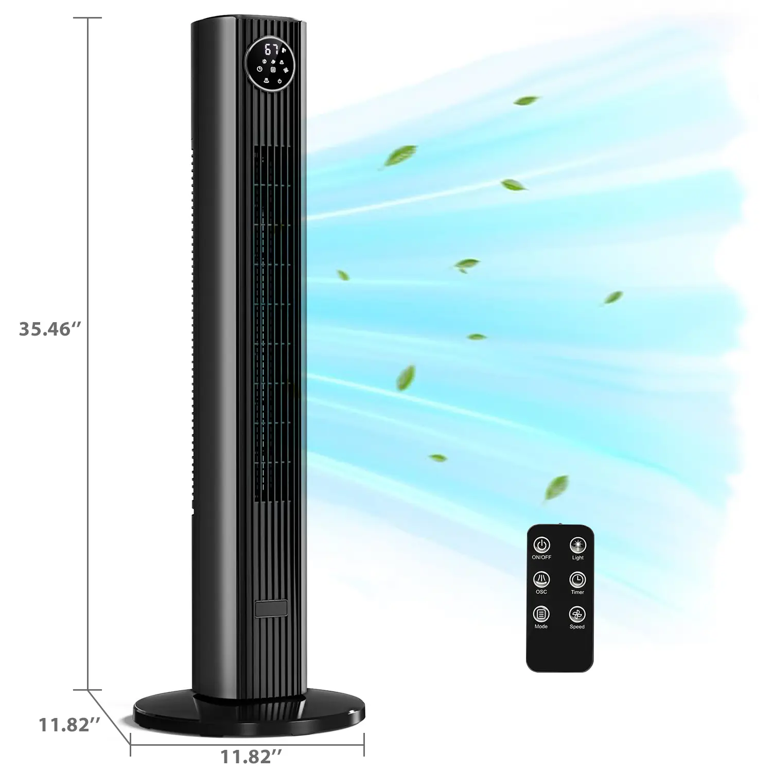 Black - 36 inch LED Screen