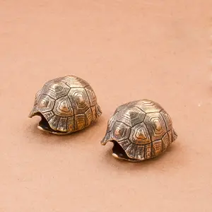 1PC Turtle shell bell brass keychain pendant pendant