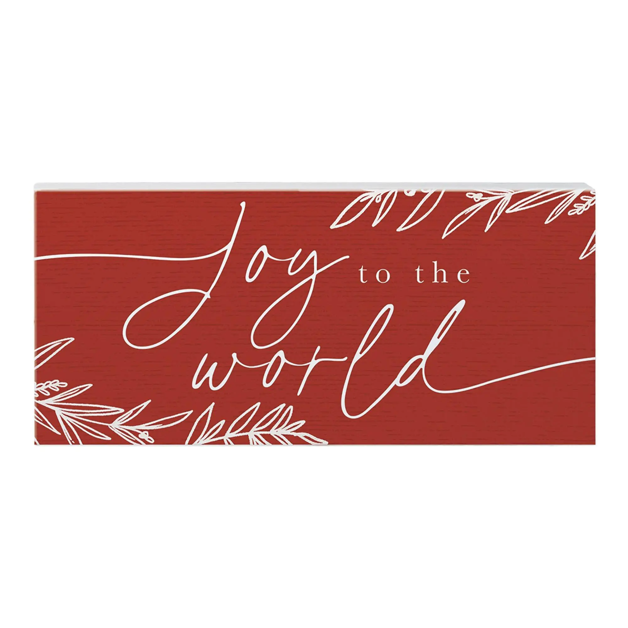 Sincere Surroundings 12" Joy To The World Red Inspire Board