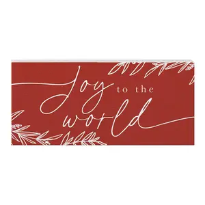 Sincere Surroundings 12" Joy To The World Red Inspire Board