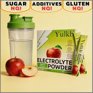 2-in-1 Hydration Multiplier[Hydration + Immunity-Apple Flavors]-ugar-Free Electrolyte Powder Drink-Convenient Single-Serving Sticks-Non-GMO, Gluten Free, Vegan,Zero Calorie,Vitamin & Mineral Electrolytes,1 Pack (30 Servings)