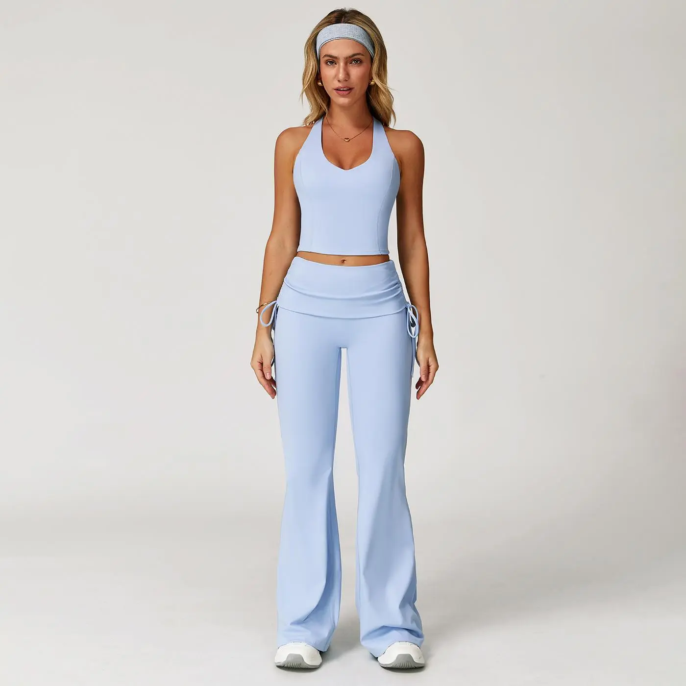 Libin Women's Sports Two Piece Set Slim Fit Tank Top & High Waist Yoga Leggings, Soft Skin-Friendly Fabric, All-Season Wear summerwins