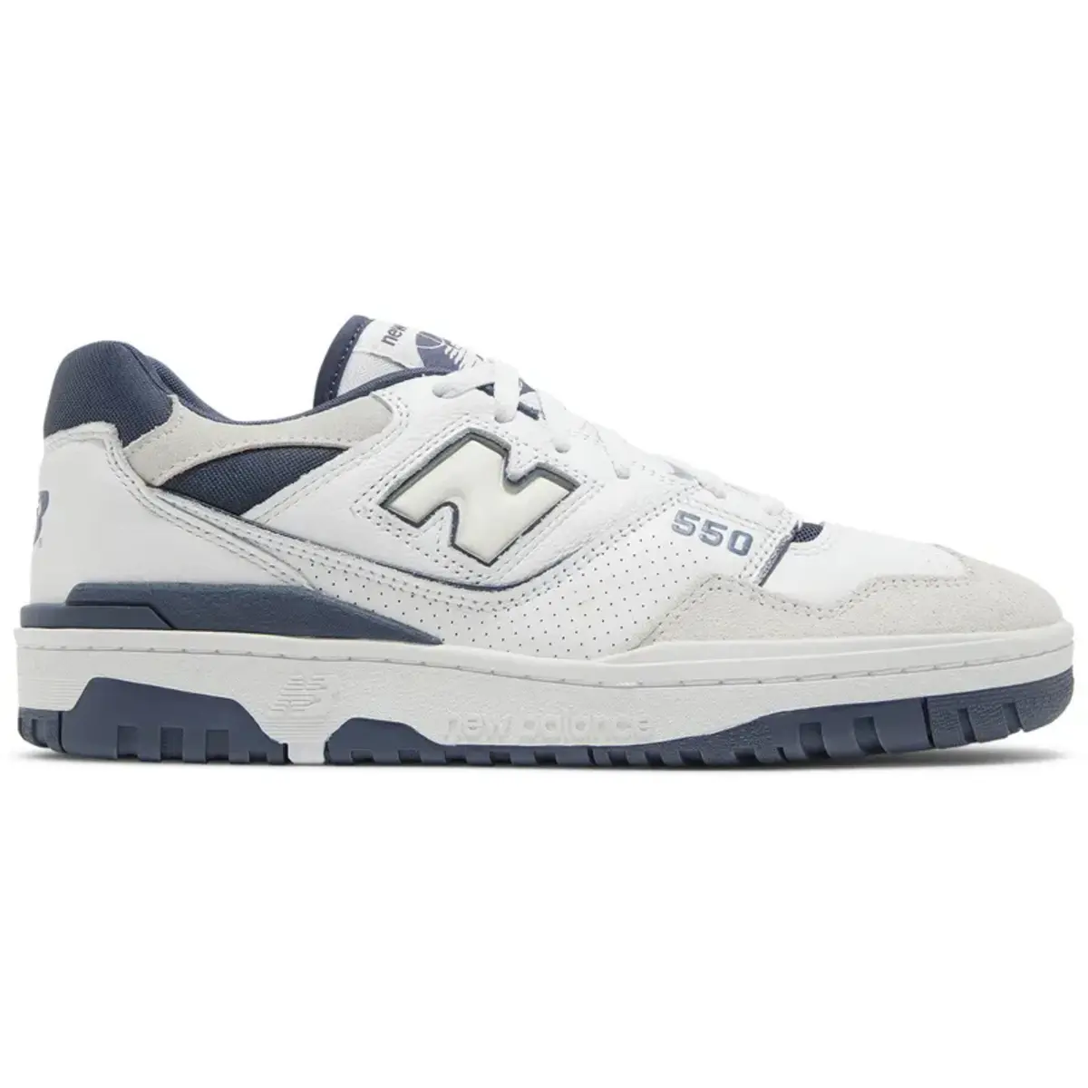 New Balance 550 White Dusty Blue Men's Fashion Shoes New