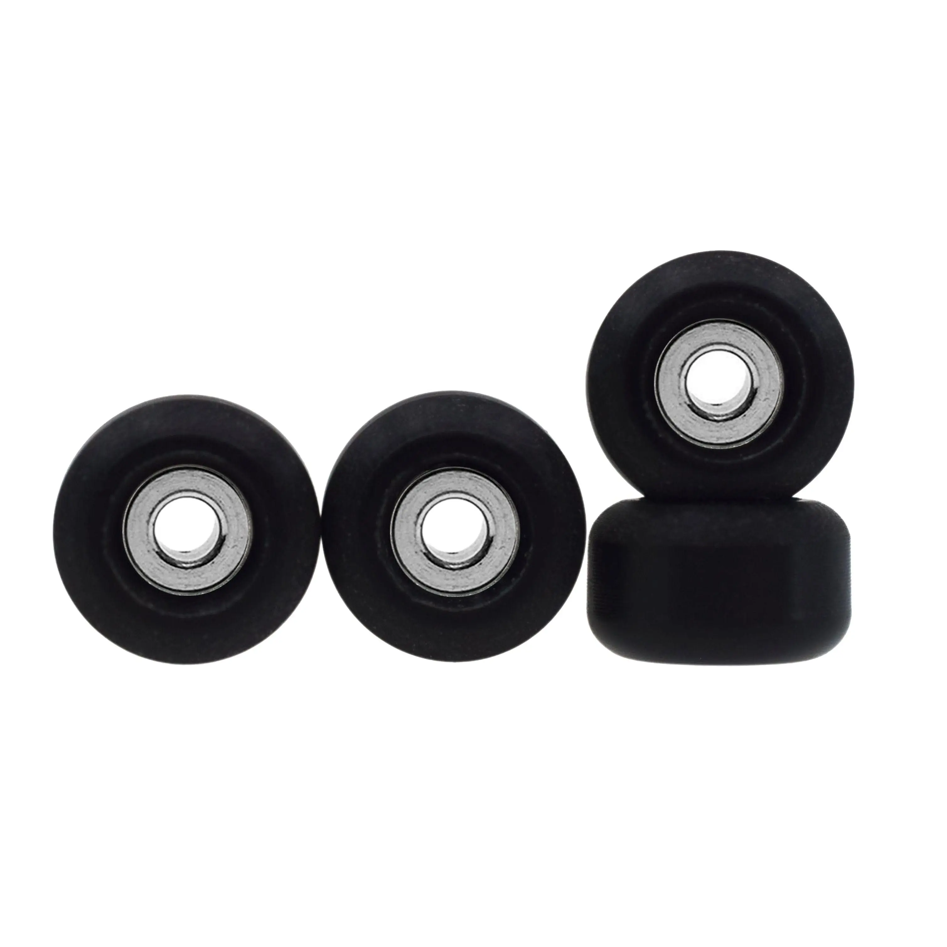 Eco Street Fingerboard Wheels - Black - 85D CNC Polyurethane Eco Street Fingerboard Wheels - Black - 85D CNC Polyurethane
