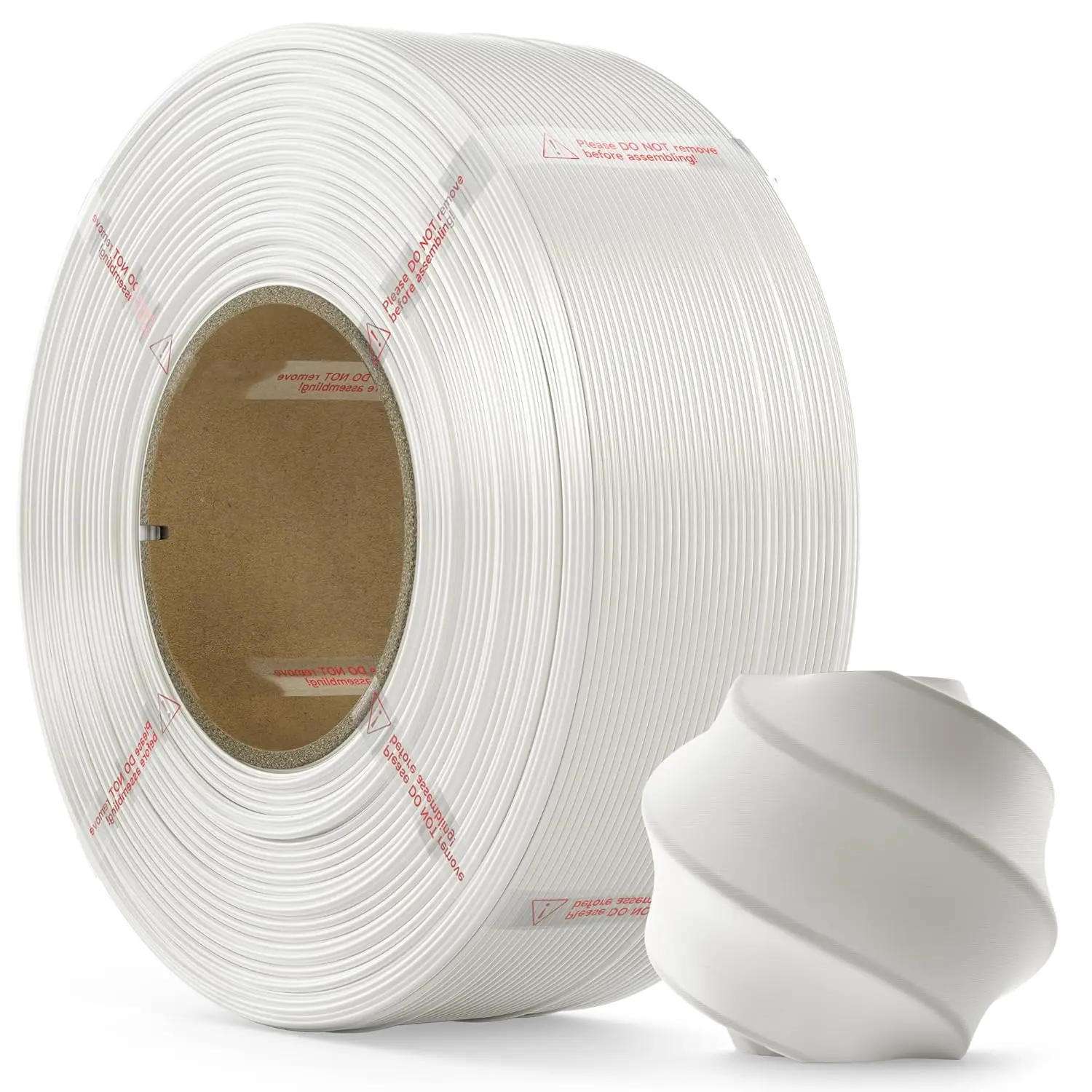 MarsWork PLA Refill Filament 1.75mm PLA 3D Printer Filament(Without Filament Spool),1kg (2.2lbs) Refill Filament for Reusable Spools