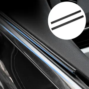 2PCS/4PCS 40cm Car Side Window Wiper Strips Durable Elastic Rubber Squeegees Universal Fit for Most Vehicles Rain Dust Scraper Fog Frost Remover Crystal Clear Vision Multi Functional Protection Easy Installation No Tools Required