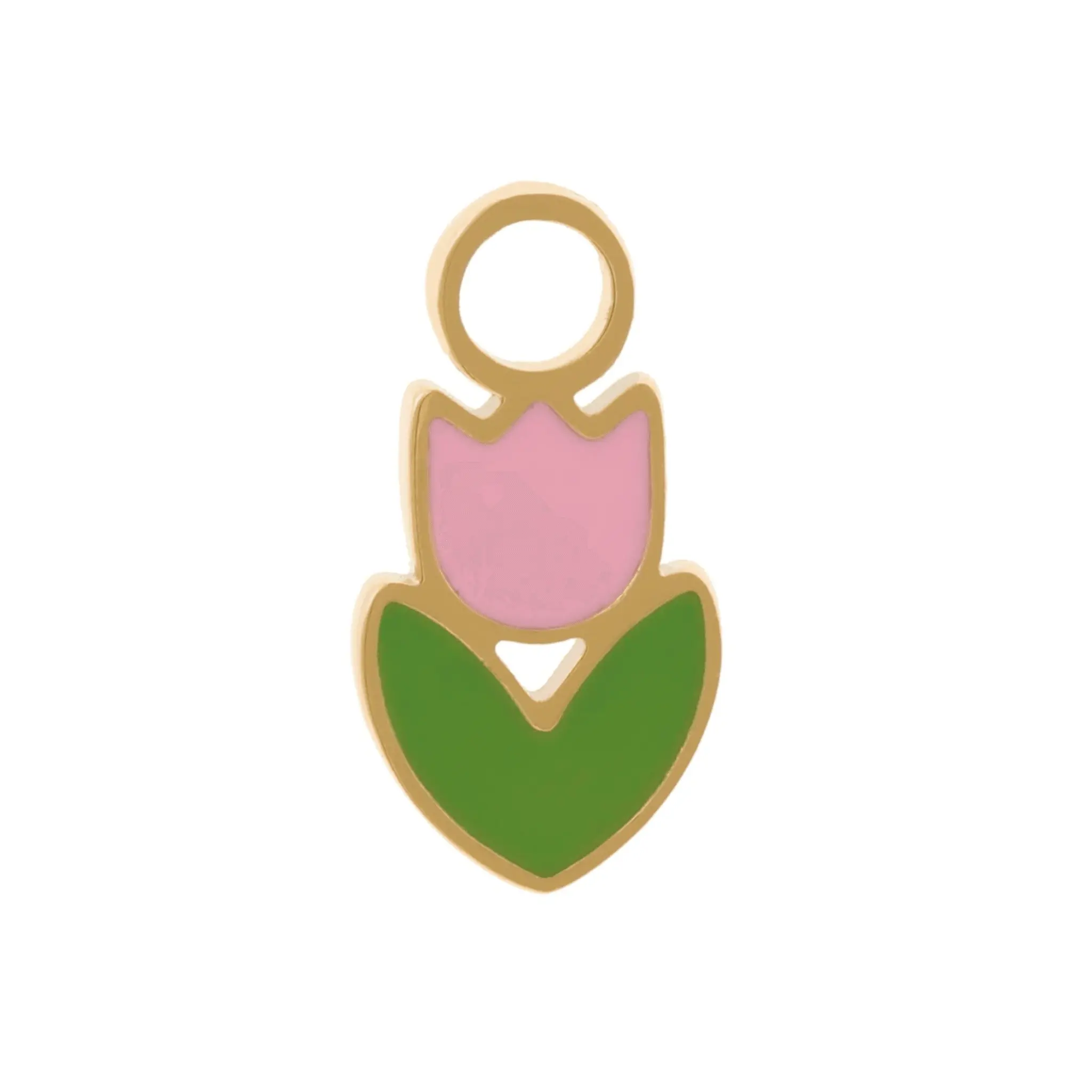 Tulip Hoop Charm