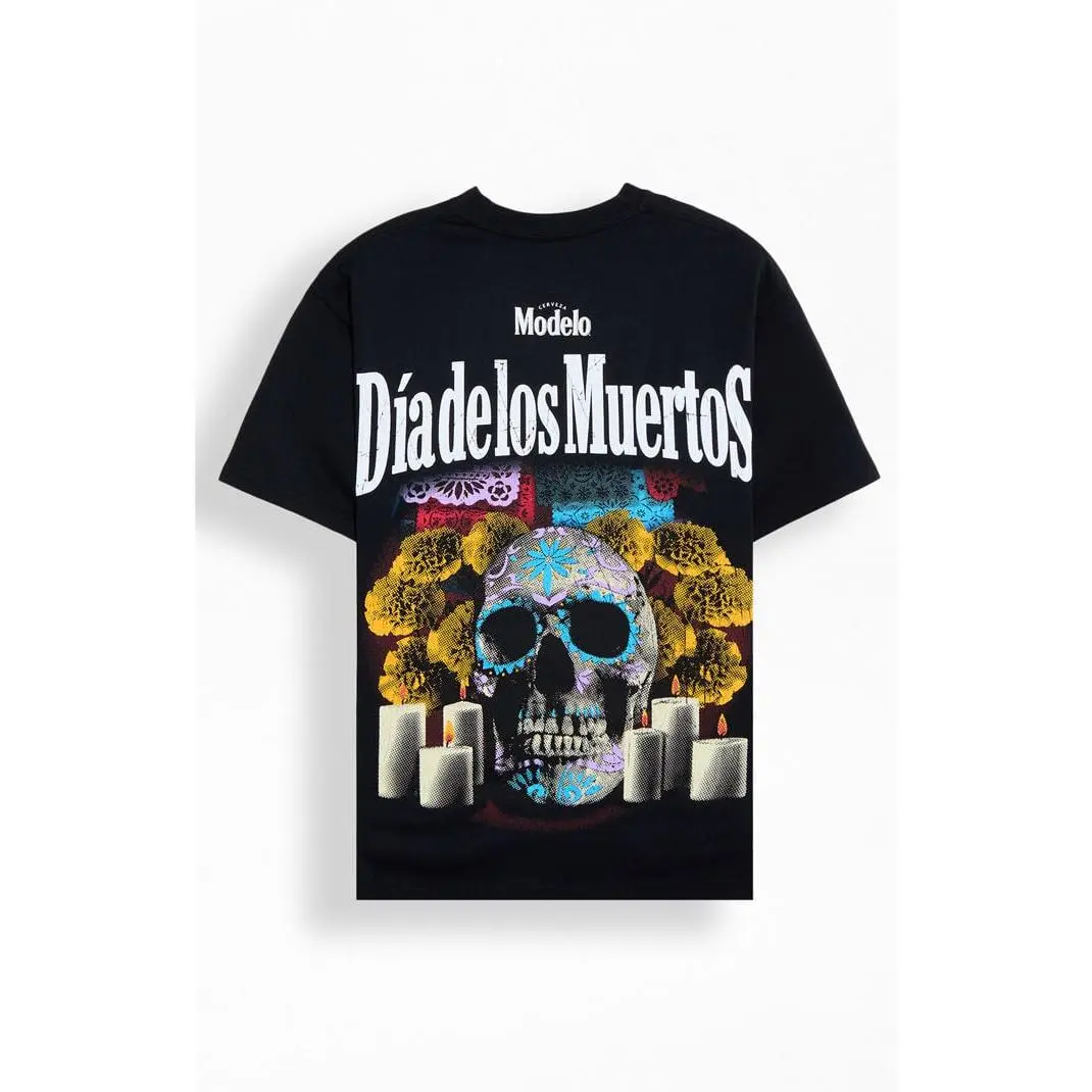 Modelo Men's Altar Dia De Los Muertos T-Shirt - Multicolor