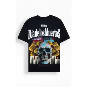 Modelo Men's Altar Dia De Los Muertos T-Shirt - Multicolor