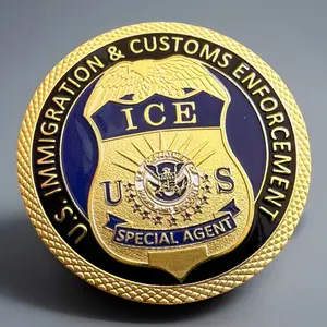 US INS Immigrations and Customs Enforcement Challenge Coin - ICE Special Agent. Fast shipping. F93