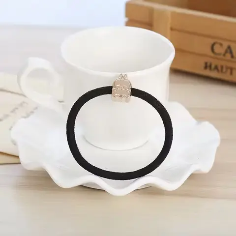 Yeswigs Gift-Ready Cute Elastic Hair Accessory Band Set - Easy-to-Wear Ponytail Hairbands & Scrunchies, Comfortable Hold for Black Girls (2-Pack, Casual Everyday Use)