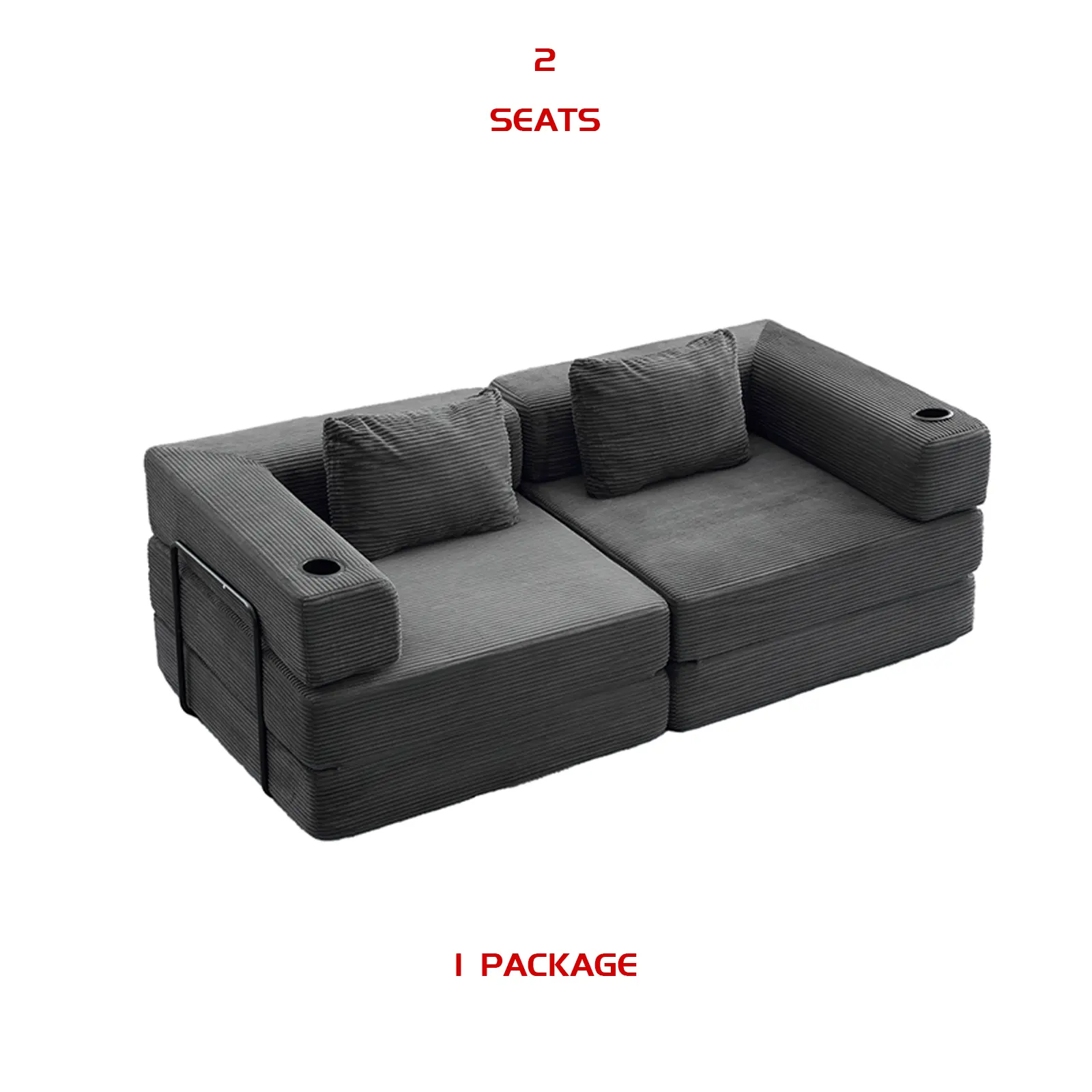 Dark Grey - 2 seats