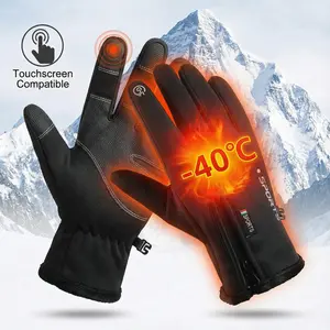 Winter Waterproof Ski Gloves Men Women Best Valentine’s Gift for Boyfriend Snow Warm Cycling Cold Weather  Valentine’s Gift for him Windproof Cold Weather Thermal with Touchscreen Fingers for Running Driving Cycling Hiking Biking Outdoor Sports Daily Work