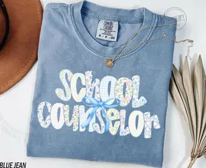 Comfort Colors® School Counselor Shirt, School Counseling Gifts, Mental Health School Shirts, Counselor School Tee, School Therapist Shirts