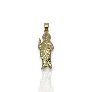 St Jude Pendant  - 14k Yellow Gold