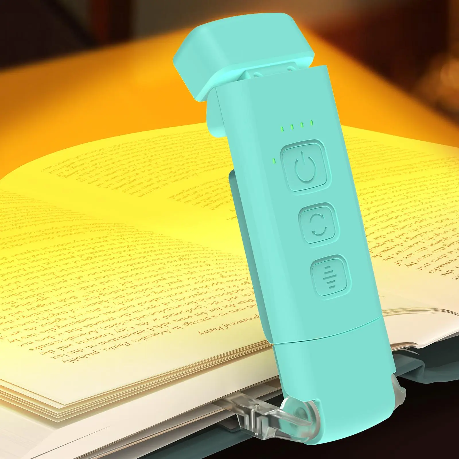 Summer USB Rechargeable Book Light, Clip-on LED Reading Light, Reading Lamp, LED Lights, Flexible Adjustable Angle Night Light, Adjustable Indoor Lighting, Multifunctional Ambient Lights, USB Powered Lamp