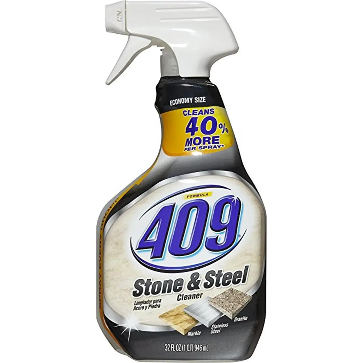 212 MAIN 32oz Stone & Steel Cleaner (Clorox 207541, 409 Formula) - Durable, Easy-Clean Heavy Duty Cleaner, Durable Cleaning Supplies, Essential Cleaning Products, 9-Pack Household Appliance Cleaner