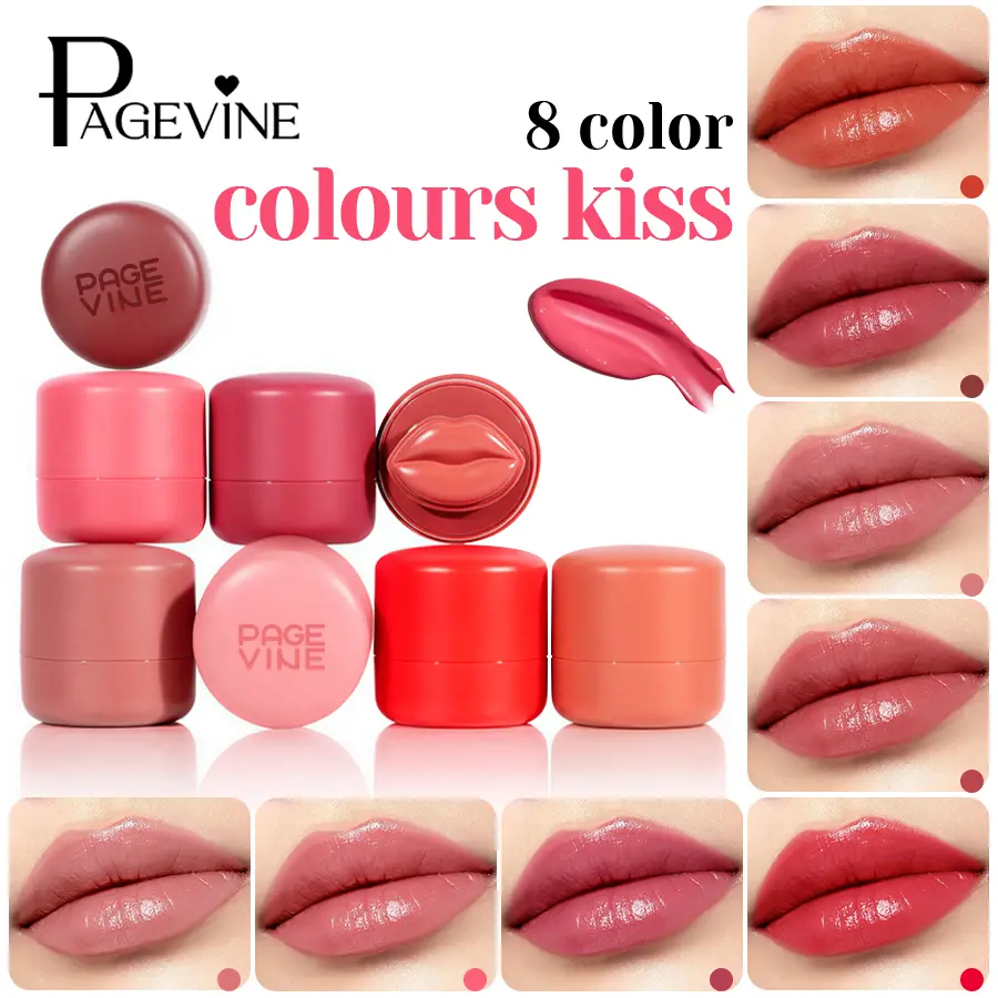 8-Color Lip & Cheek Balm Stick – 2-in-1 Hydrating High-Shine Tint for Lips and Cheeks, Long-Lasting Glossy Glow
