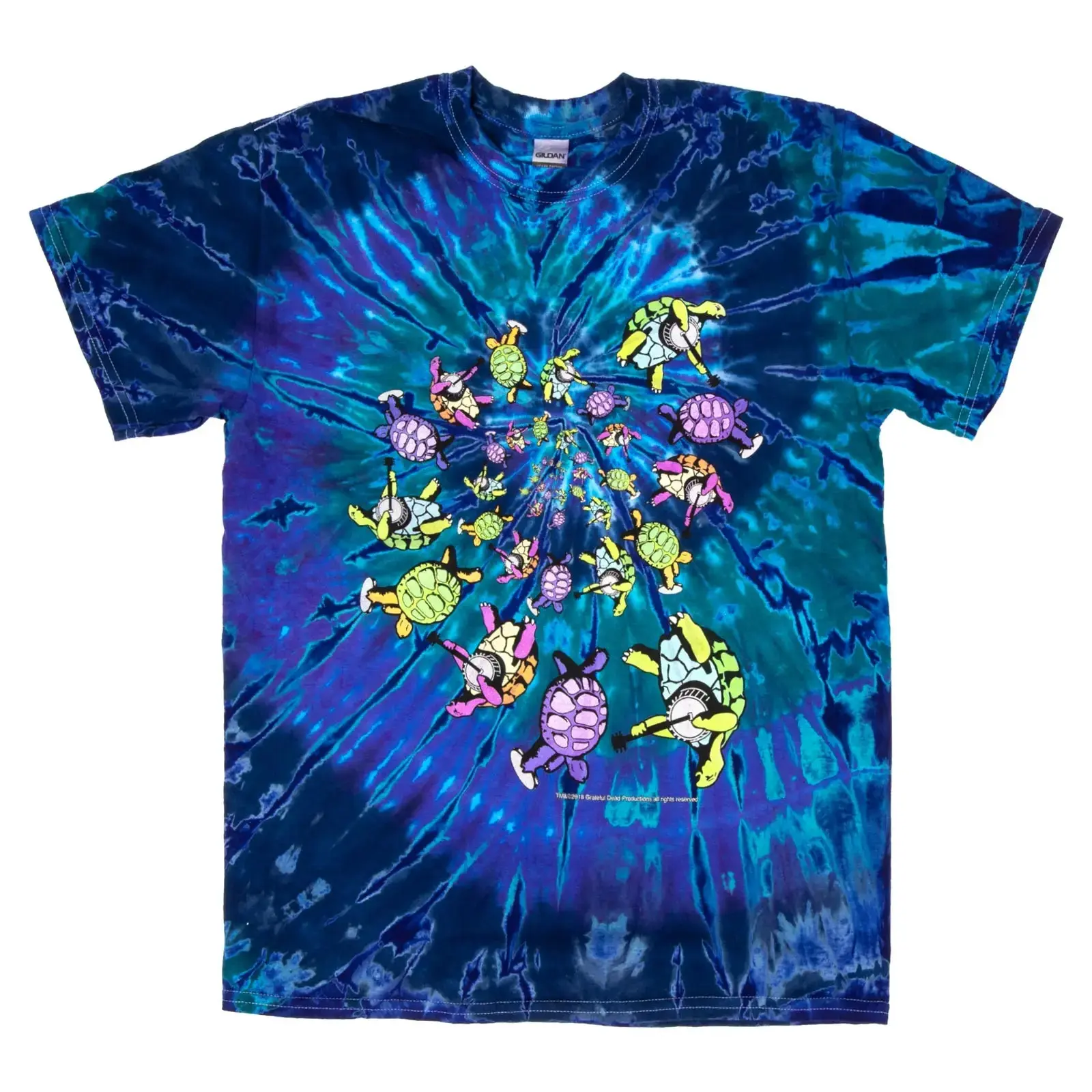 Grateful Dead Terrapin Spiral Tie Dye T Shirt