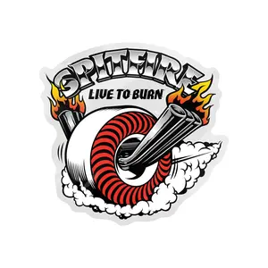 Spitfire Burnout Sticker