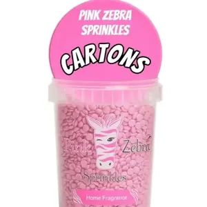 Pink Zebra Carton Sprinkles Wax Material for Personalized Carton Selection