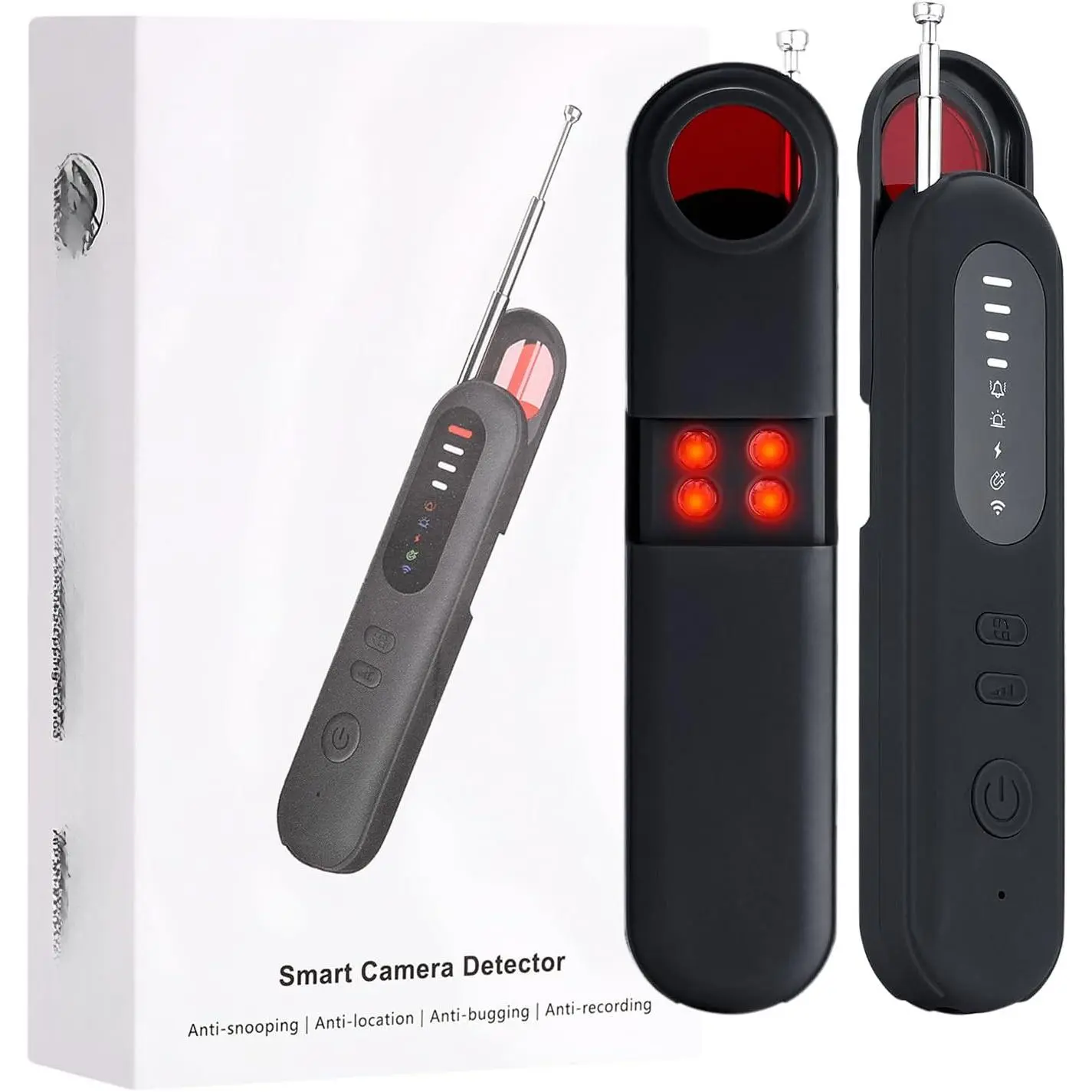 All-In-One Hidden Camera and GPS Detector Multi-Function Hidden Camera Detectors and Bug Detector,GPS Hidden Camera Detector, Rf Wireless Signal Scanner, Camera Detector for Hotels, Home, Office etc.