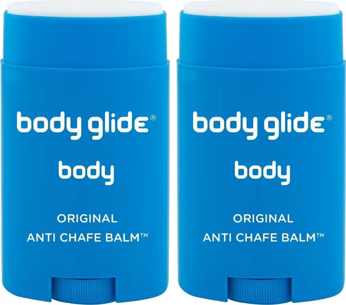 Body Glide Original Anti-Chafe Balm 2-Pack (1.5oz Each) - Skin Protection Stick, Prevents Chafing, Irritation on Key Areas, Trusted Since 1996