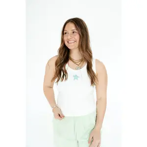Starfish Beaded Tank