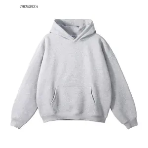 (New)CHENGDEFA Womens  Acid Wash  Vintage Sweatshirt Heavyweight Fleece Cotton Streetwear   Basic Casual hoodie