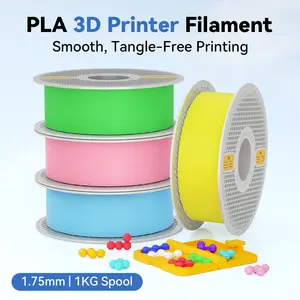 VERTEXFIL PLA Filament for 3D Printers — 1.75mm 1kg (2.2lb) Spool, Black & White PLA, Tangle-Free, High Precision ±0.02mm, Strong, Smooth, Eco-Friendly, 13 Vibrant Colors, Compatible with BambuLab, Creality, Anycubic, Prusa & Most FDM Printers