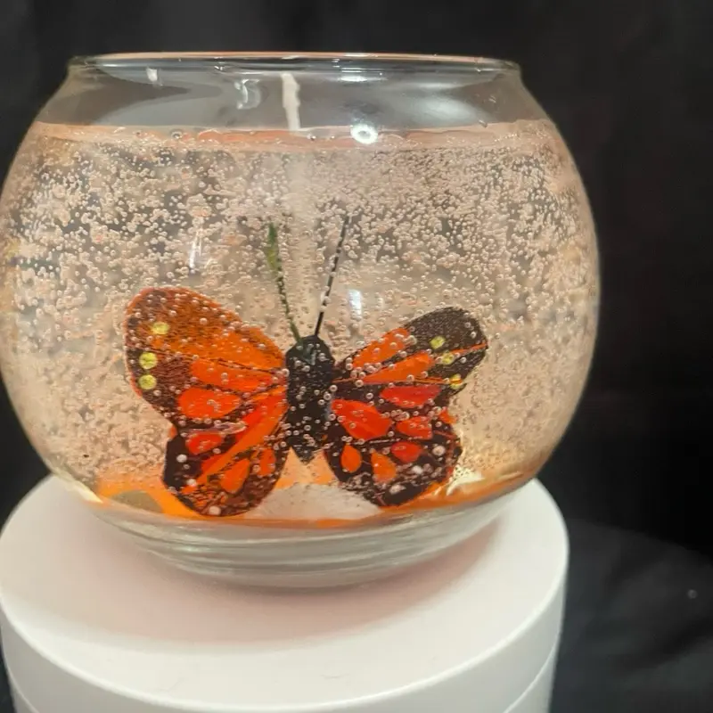 Moonlight Path Butterfly Ocean Kandle