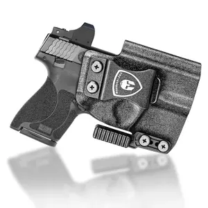 WARRIORLAND IWB Kydex Holster with Claw Attachment and Optic Cut Fit M&P 380 SHIELD EZ M&P 9 SHIELD EZ S&W EQUALIZER