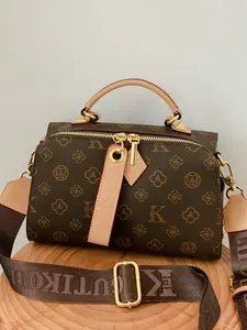 Luxury Vintage Floral Embossed Fashionable Handbag for Women, Vintage Purse, 2026 New Arrival, Versatile High-End Boston Bag, Fashion Shoulder Crossbody Bag, All Seasons
