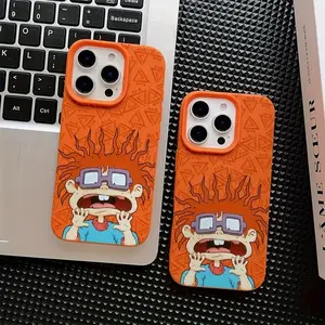 Cartoon Cute R-Rugrats Fun Phone Case, Full-Cover Shockproof Protective Case, Compatible For iPhone 17/16/15/14/13/12/11/X/XS/XSMAX, a gift for friends, family, and yourself.